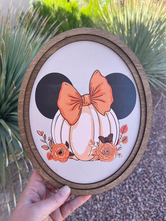 Floral Pumpkin Portrait