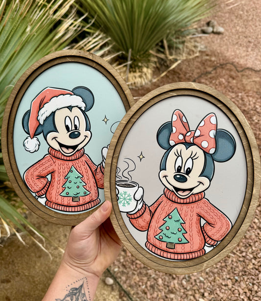 Christmas Mouse Cocoa Portrait