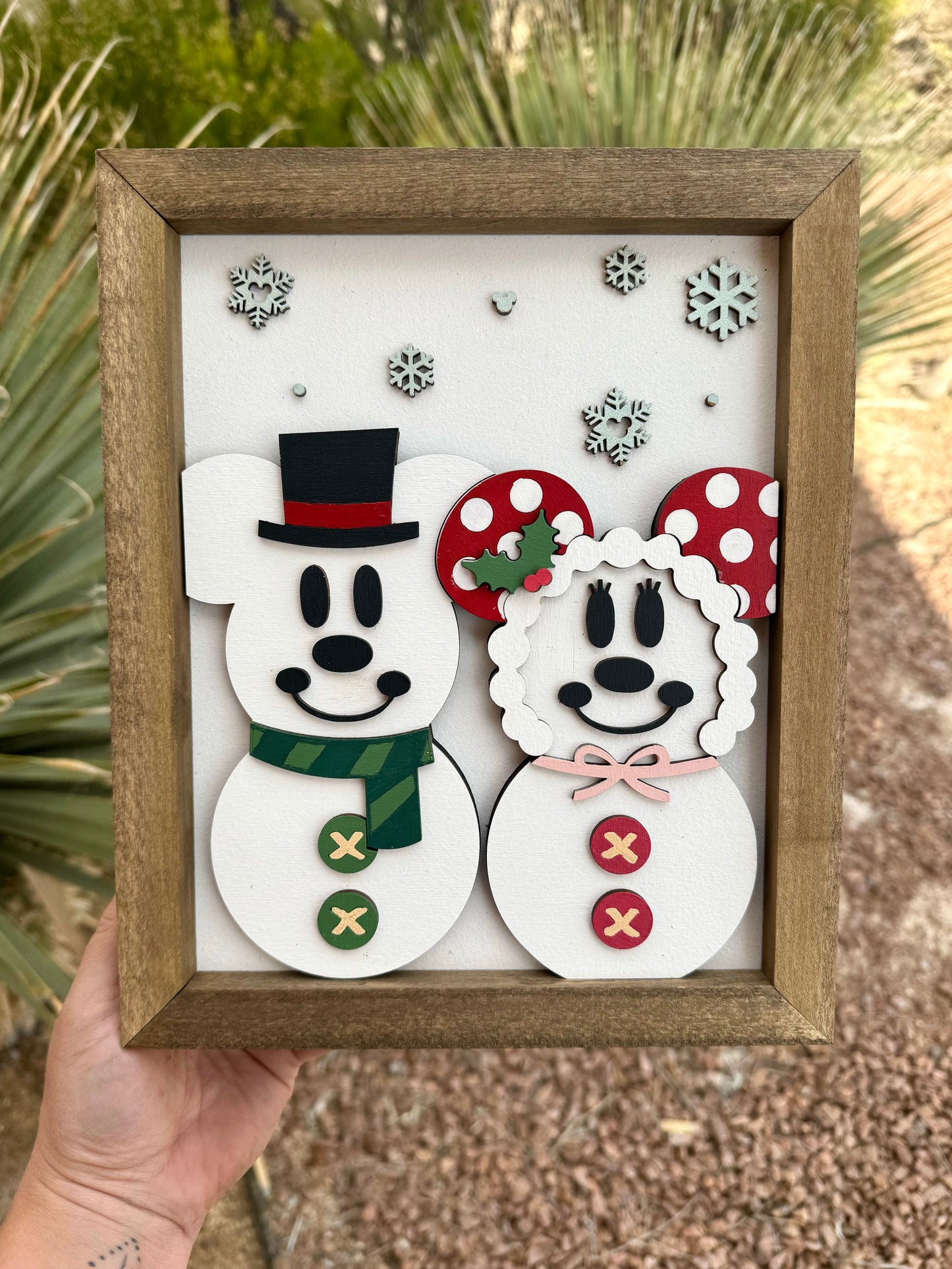 Christmas Snowmen Couple