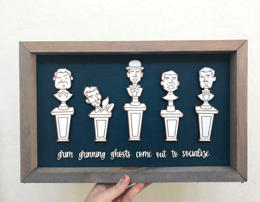 Grim Grinning Ghosts Busts