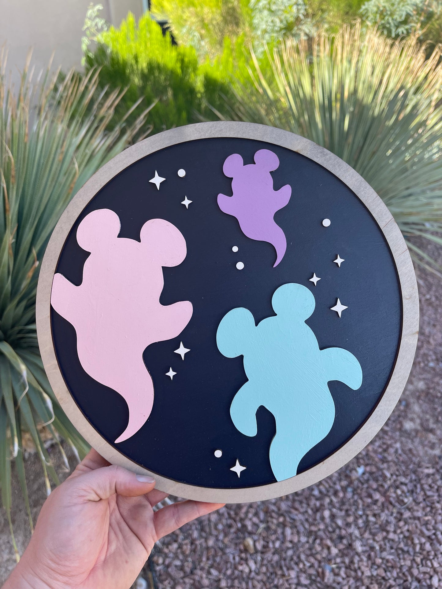 Pastel Bats Round