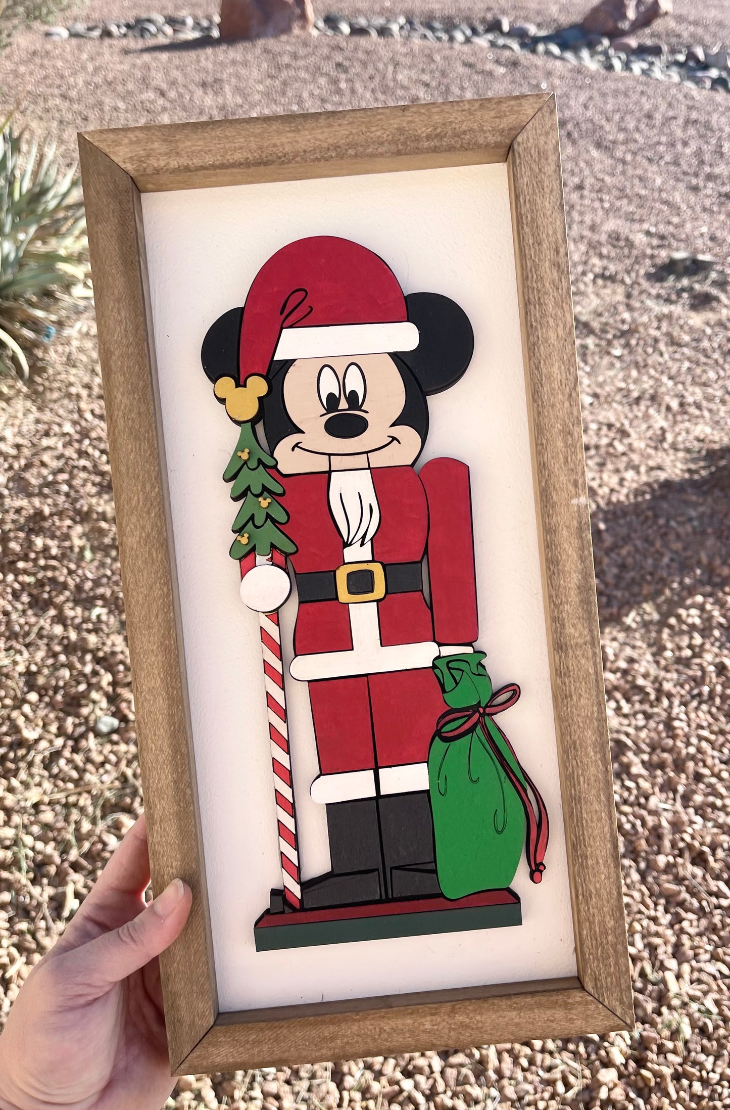 Mouse Santa Nutcracker