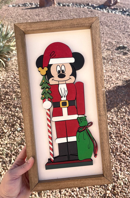 Mouse Santa Nutcracker