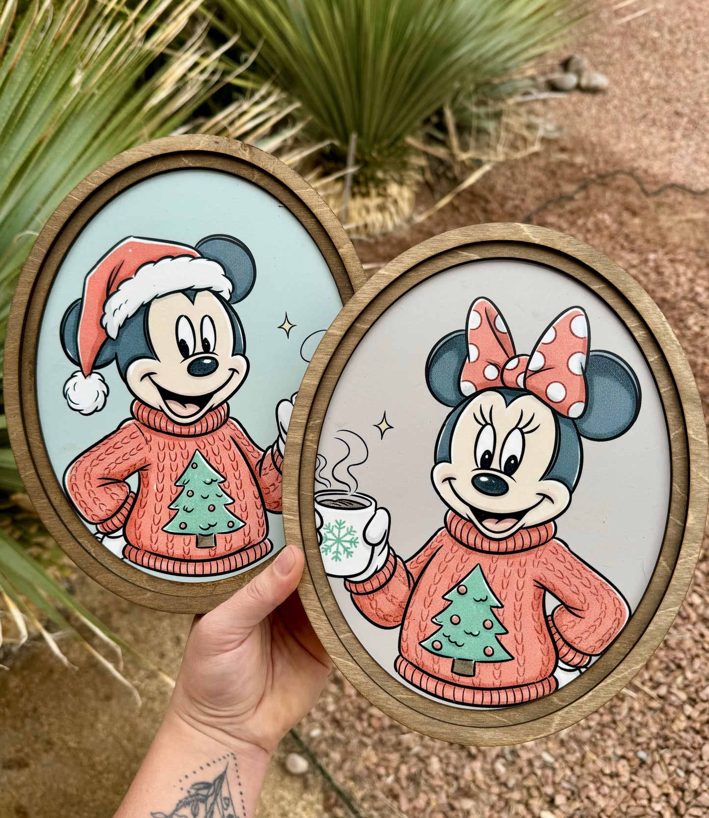 Christmas Mouse Cocoa Portrait