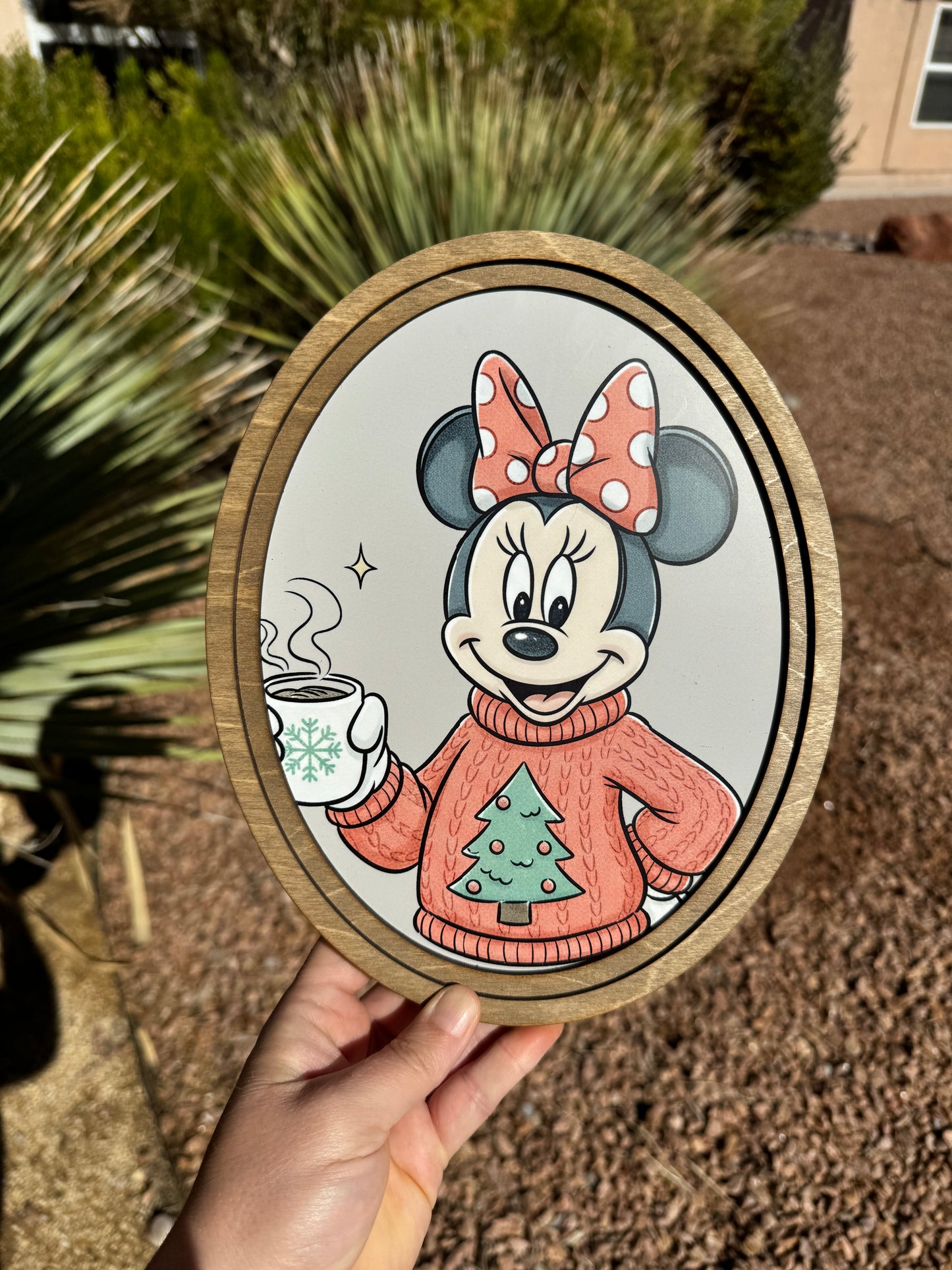 Christmas Mouse Cocoa Portrait