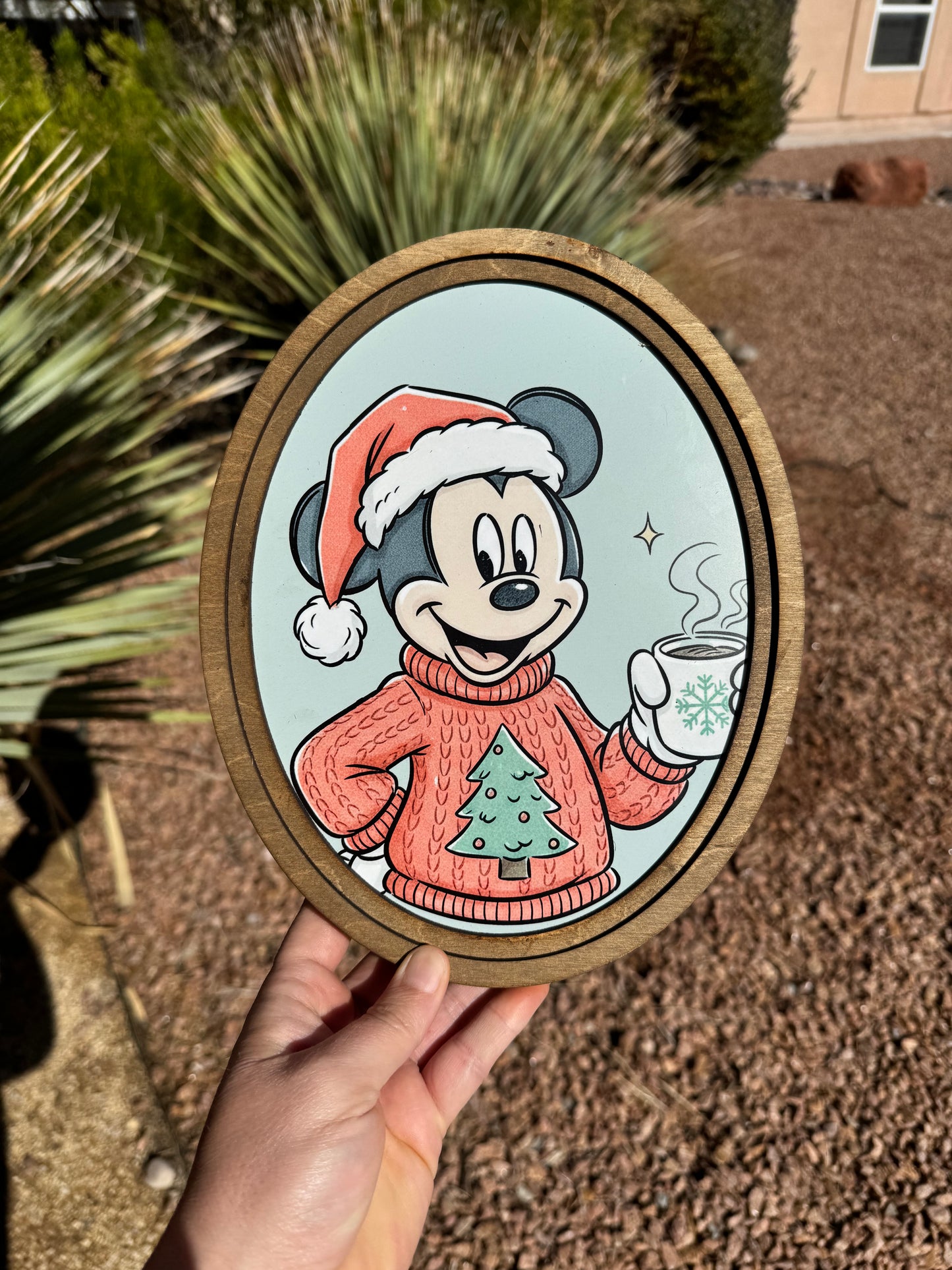 Christmas Mouse Cocoa Portrait