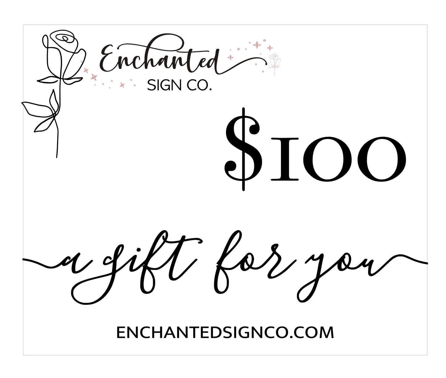 Enchanted Sign Co Gift Card