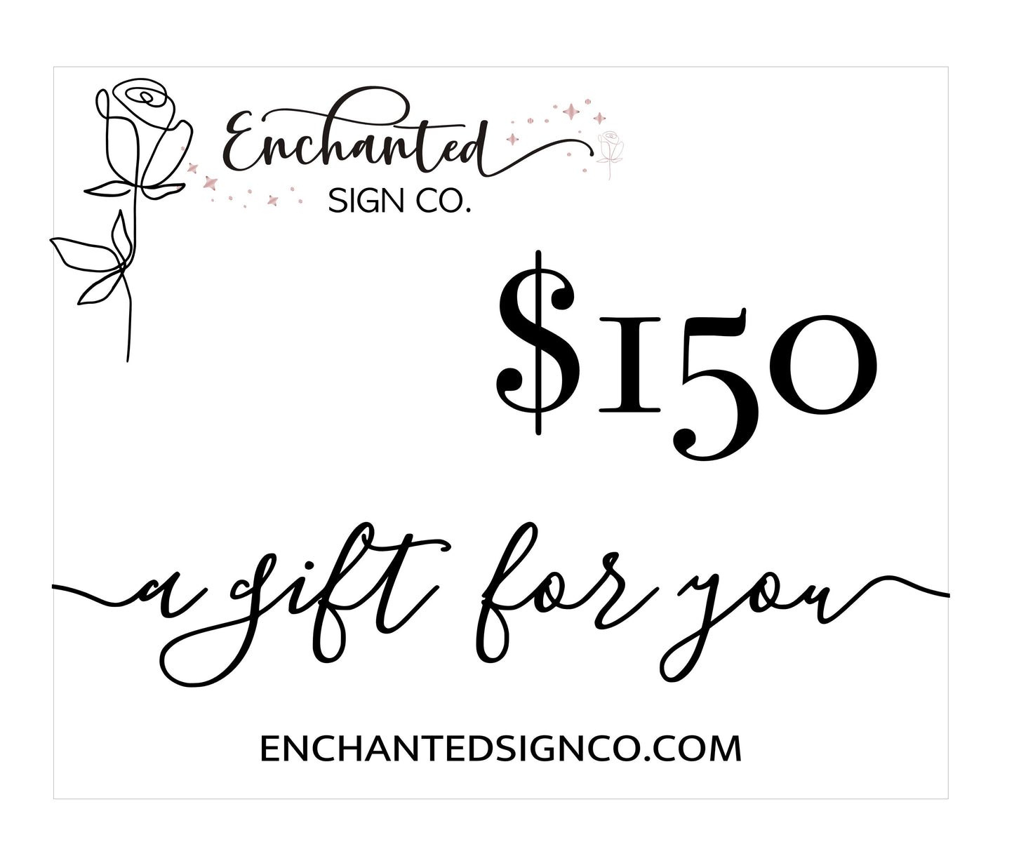 Enchanted Sign Co Gift Card