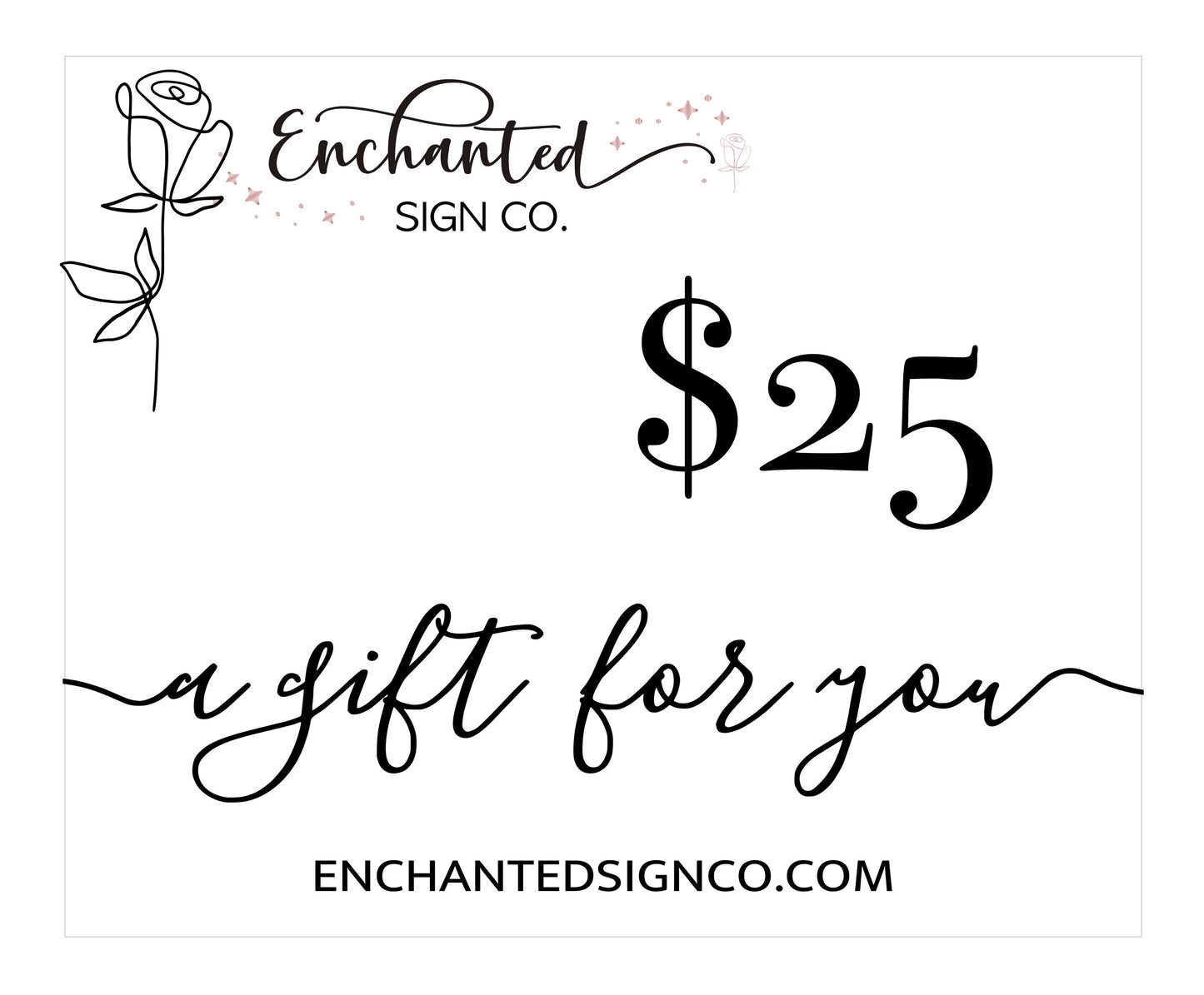 Enchanted Sign Co Gift Card