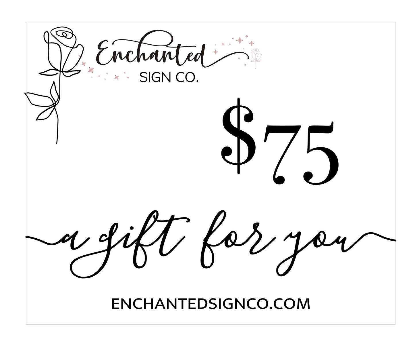 Enchanted Sign Co Gift Card