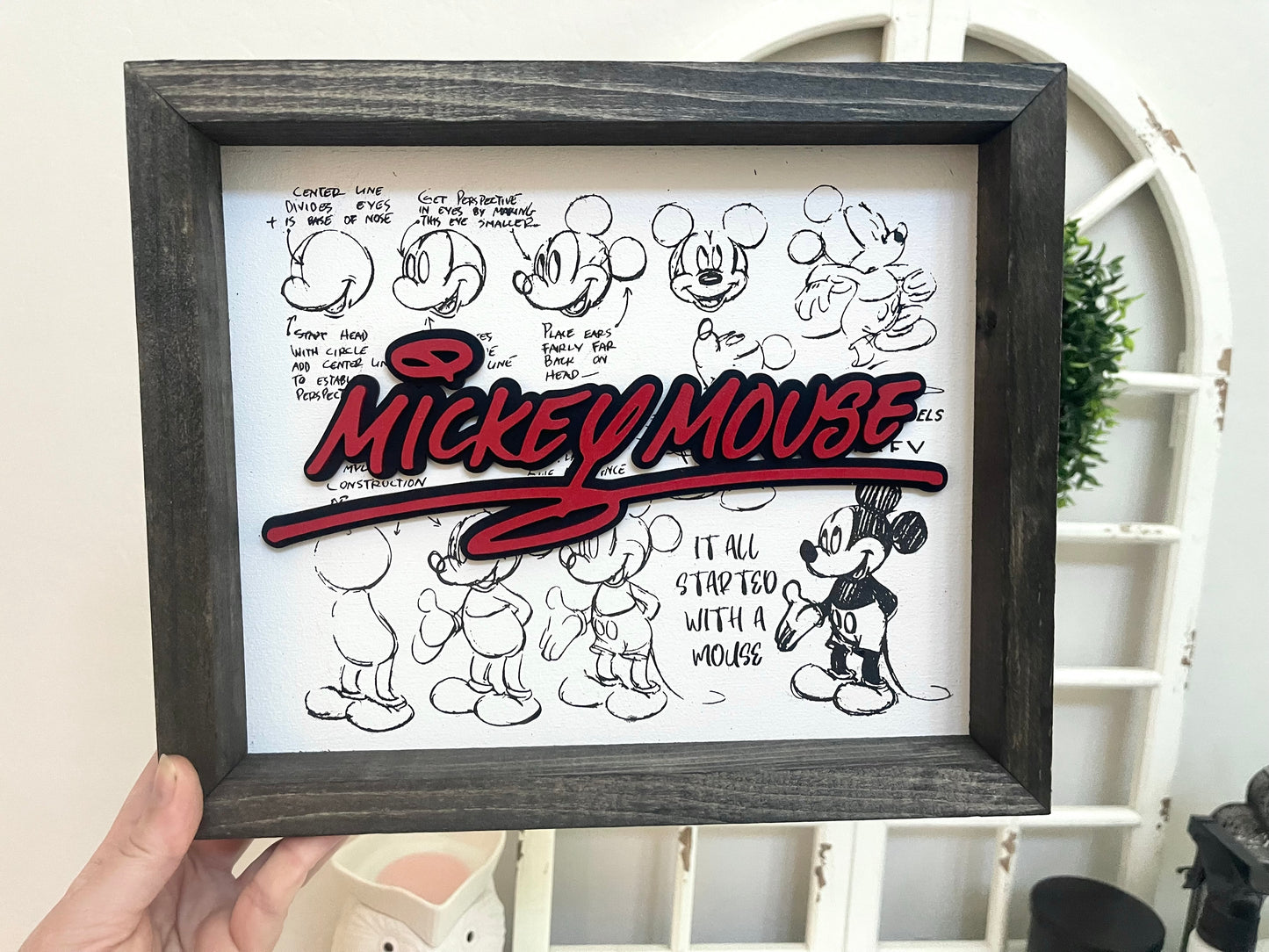 Mickey Mouse Sketch Signature